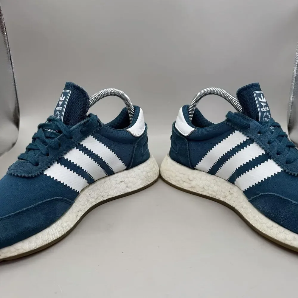 Adidas I-5923 Shoes Womens Size 6 Blue White Boost Running Sneakers CQ2529